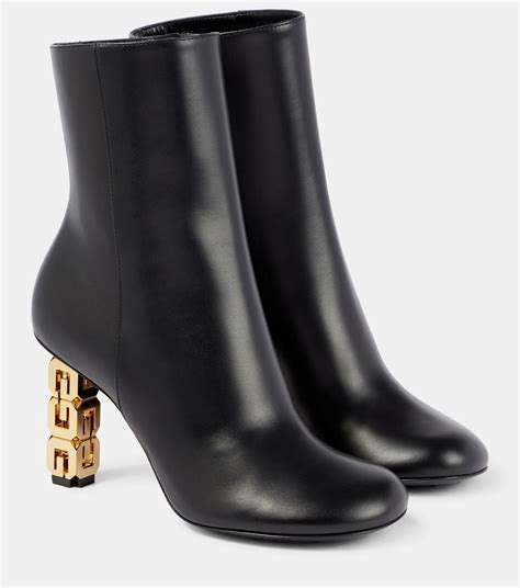 givenchy g cube ankle boots|G Cube ankle boot in leather .